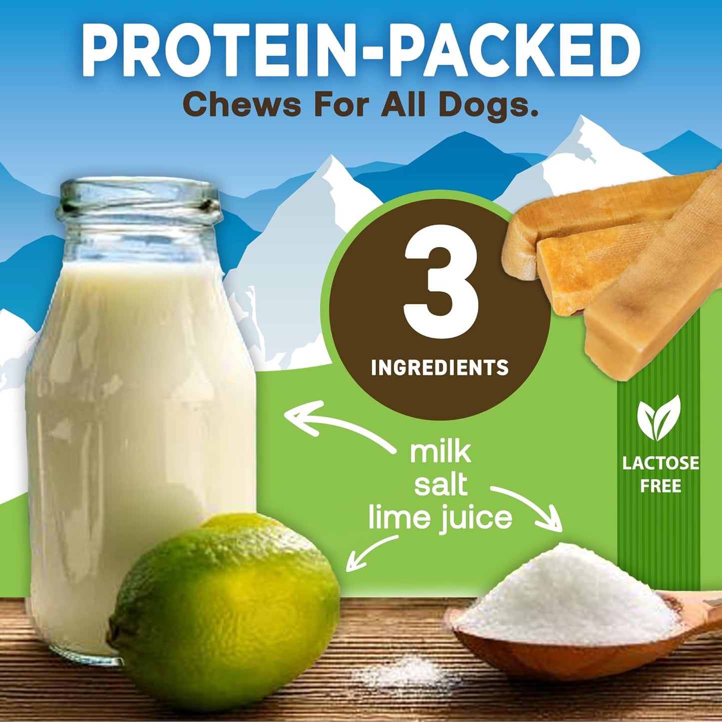 Gold Yak Chews for Small Dogs – Organic Himalayan Dog Treats
