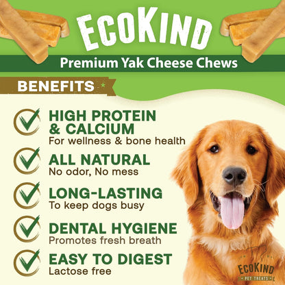Gold Yak Chews for Small Dogs – Organic Himalayan Dog Treats
