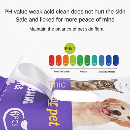 PET Cleaning Deodorizing Bathing Wipes Fordogs and Cats, Nourish Fur Coconut Oilgrooming Wipes for Dogs, Pet Cleaning Gloveswipes for Daily Care and Traveling.Hypoallergenic