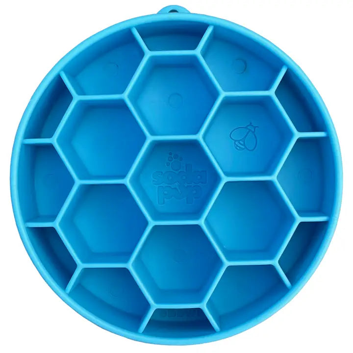 SodaPup Honeycomb eBowl Slow Feeder & Enrichment Bowl