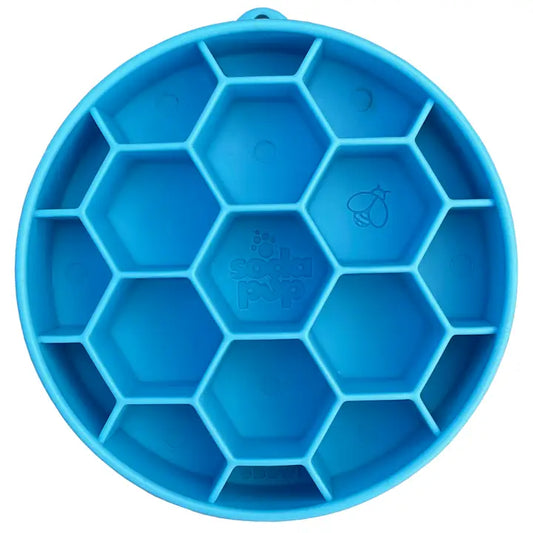 SodaPup Honeycomb eBowl Slow Feeder & Enrichment Bowl