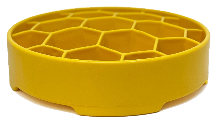 SodaPup Honeycomb eBowl Slow Feeder & Enrichment Bowl