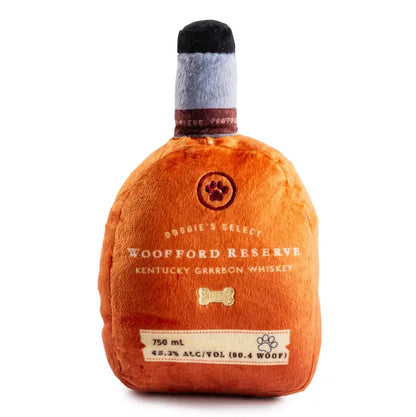 Woofford Reserve Bourbon Plush Squeaker Dog Toy
