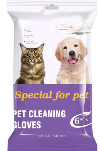 PET Cleaning Deodorizing Bathing Wipes Fordogs and Cats, Nourish Fur Coconut Oilgrooming Wipes for Dogs, Pet Cleaning Gloveswipes for Daily Care and Traveling.Hypoallergenic