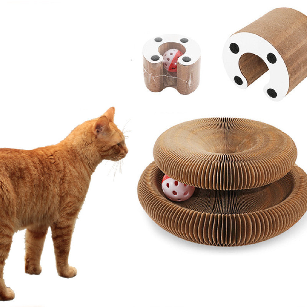 Enchanting Cat Scratch Board Toy - Magic Organ Design for Endless Fun!