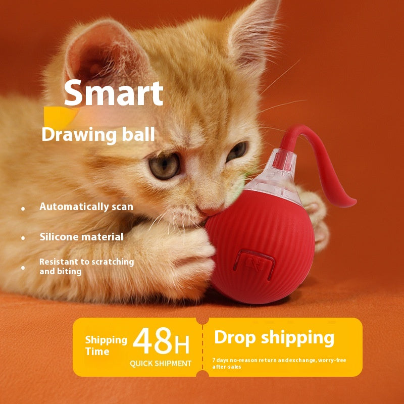 Exciting Interactive Cat Toy Ball - Keep Your Feline Friend Entertained for Hours!